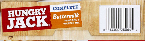 Hungry Jack Complete Buttermilk Pancake and Waffle Mix, 32 Ounce -- 6 per case