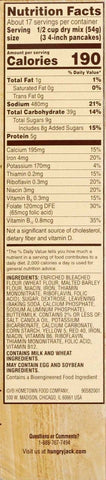 Hungry Jack Complete Buttermilk Pancake and Waffle Mix, 32 Ounce -- 6 per case