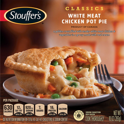 Nestle Stouffer's White Meat Chicken Pot Pie, 10 ounce -- 12 per case