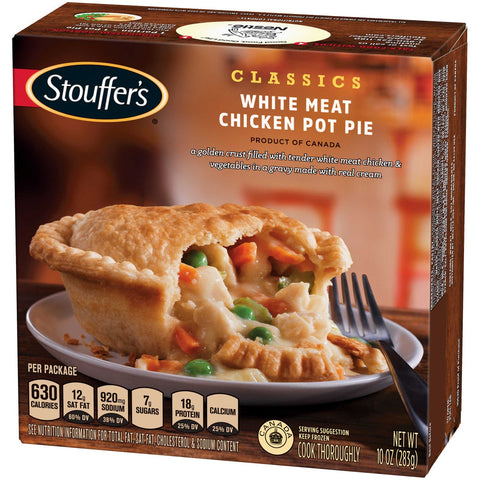 Nestle Stouffer's White Meat Chicken Pot Pie, 10 ounce -- 12 per case