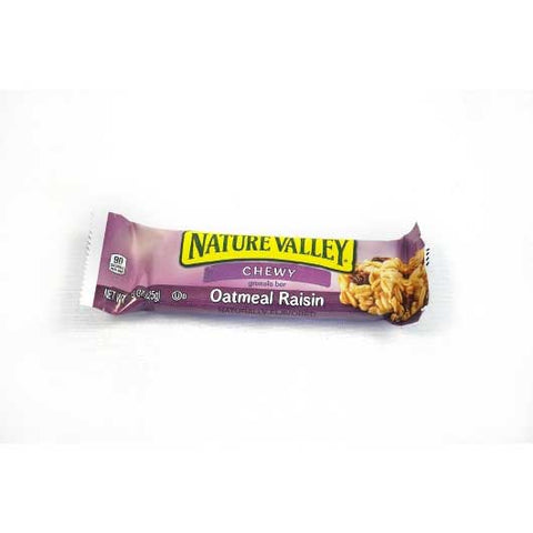 Nature Valley Chewy Chocolate Chip and Oatmeal Raisin Granola Bar Variety Pack, 0.89 Ounce -- 120 per case