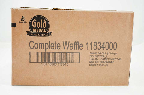 Gold Medal Complete Waffle Griddle Mix 6 Case 5 Pound