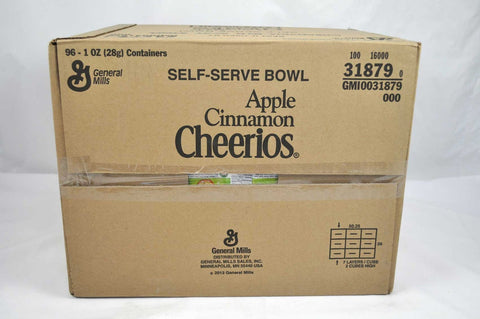 Apple Cinnamon Cheerios Cereal, 1 Ounce -- 96 per case.