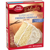 Betty Crocker Supermoist French Vanilla Cake Mix, 15.25 Ounce -- 12 per case.