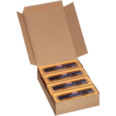 Kraft Singles Regular American Sliced Yellow Cheese, 5 Pound -- 4 per case.