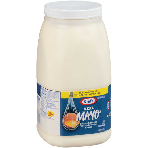 Kraft Real Mayonnaise, 1 Gallon -- 4 Case