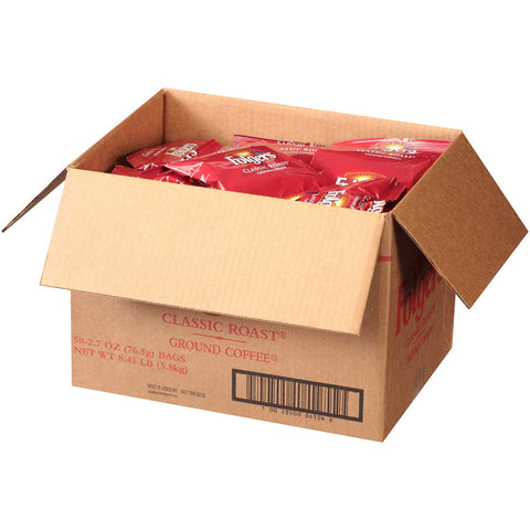 Folgers Classic Roast Ground Coffee - 2.7 oz. pack, 50 packs per case