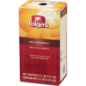 Folgers 100 Percent Colombian Coffee Liquid, 2 Liter - 2 per pack.