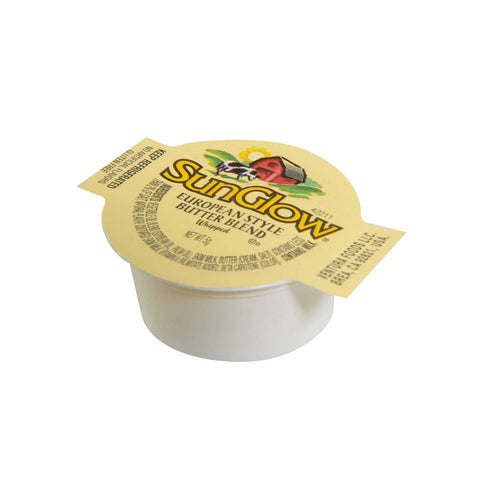 Ventura Foods SunGlow European Style Whipped Butter Blend, 5 Gram -- 720 per case.