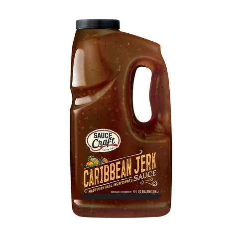 Sauce Craft Caribbean Jerk Sauce Jug, 0.5 Gallon -- 4 per case.