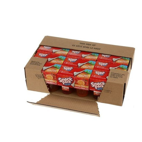 Snack Pack Orange Strawberry Gel, 3.5 Ounce -- 12 per case