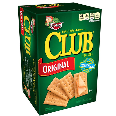 Keebler Club Crackers - 5.25 oz. package, 12 per case