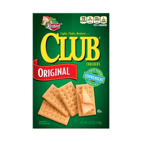 Keebler Club Crackers - 5.25 oz. package, 12 per case