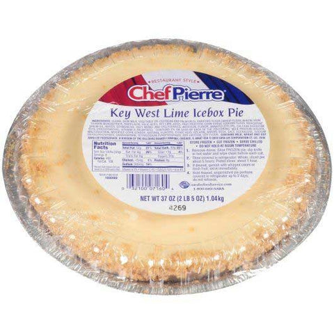 Chef Pierre 10 inch Key West Lime Icebox Pie, 37 Ounce -- 6 per case