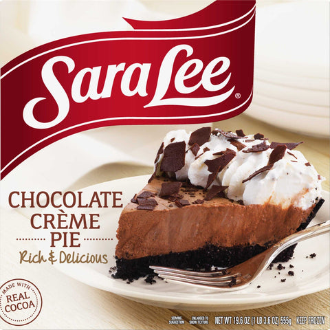 Sara Lee Chocolate Creme Pie, 1.225 Pound -- 6 per case.