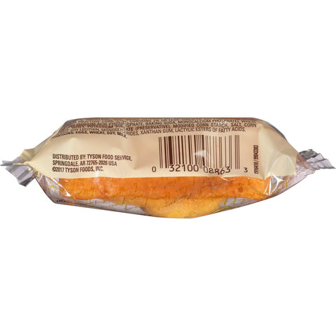 Chef Pierre Individually Wrapped Mini Cornbread Loaf, 2 Ounce -- 48 per case.