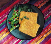 Fishery Square Breaded Raw Cod Portion - 4 Ounce, 10 Pound.
