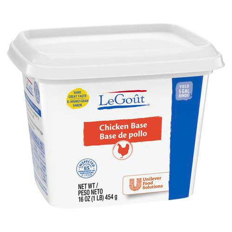 LeGout Chicken Stock Base, 1 pound -- 12 per case