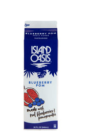 Island Oasis Blueberry Pomegranate Beverage Mix, 32 Fluid Ounce -- 12 per case.