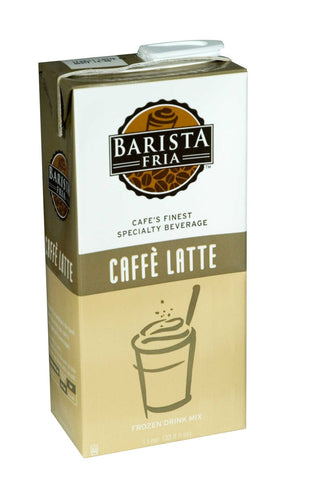 Barista Fria Caffe Latte Drink Mix, 1 Liter -- 12 per case.