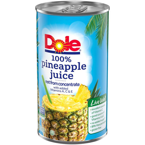 Dole Pineapple Juice, 6 Ounce -- 48 per case.