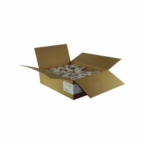 Maple Leaf Bakery Round Sliced Pretzel Bun -- 72 per case.