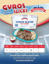 Devanco Gyro Fully Cooked Slices, 5 Pound -- 4 per case.