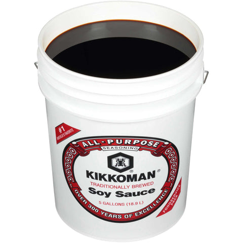Kikkoman Soy Sauce, 5 Gallon.