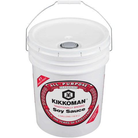 Kikkoman Soy Sauce, 5 Gallon.