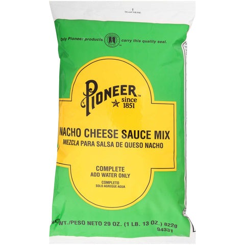 Pioneer Nacho Cheese Sauce Mix, 29 Ounce -- 6 per case.