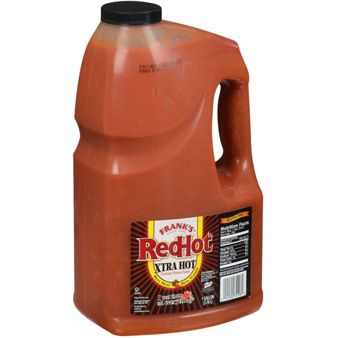 Sauce Franks Hotter Red Hot Plastic 4 Count 1 Gallon