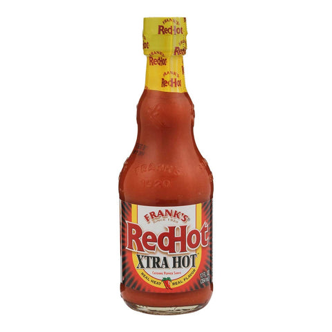 Franks Redhot Extra Hot Cayenne Pepper Sauce, 12 Fluid Ounce -- 12 per case.