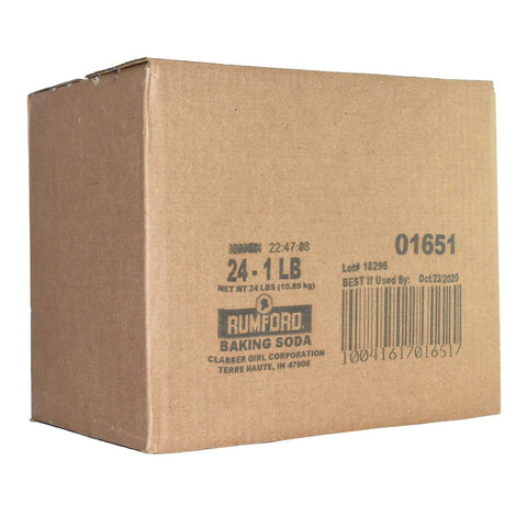 Rumford 100 Percent Pure Baking Soda -- 24 per case.