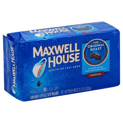 Maxwell House Original Roast Ground Coffee - 11.5 oz. vacuum bag, 12 bags per case
