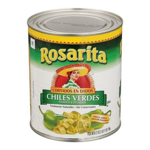 Rosarita Diced Green Chiles, 27 Ounce -- 12 per case