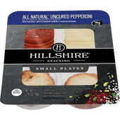 Hillshire Snacking All Natural Uncured Pepperoni with Natural White Cheddar Cheese, 2.76 Ounce -- 12 per case.
