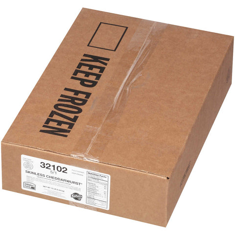 5:1 Hillshire Farms Skinless CheddarWurst, 6 Pound -- 2 per case.