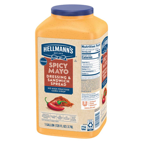 Hellmann's Spicy Mayo, 1 Gallon -- 2 per case