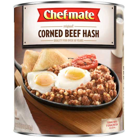 Chef Mate Corned Beef Hash Entree, 107 Ounce -- 6 per case