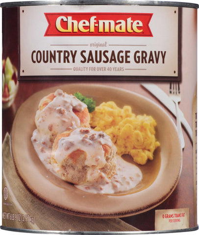 Chef Mate Country Sausage & Gravy Entree 6 Case 96 Ounce