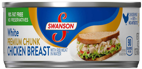 Swanson White Chunk Chicken, 5 Oz. -- 24 Per Case