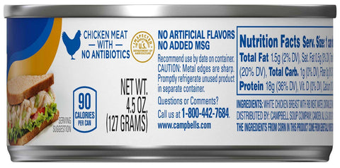 Swanson White Chunk Chicken, 5 Oz. -- 24 Per Case