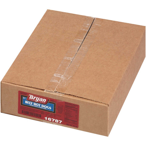 8:1 Bryan Beef Hot Dog, 6.5 inch -- 2 per case.