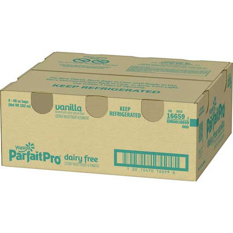 Yoplait Parfaitpro Dairy Free Vanilla Coconut Yogurt, 48 Ounce -- 4 per case