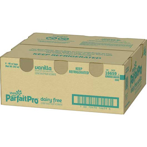Yoplait Parfaitpro Dairy Free Vanilla Coconut Yogurt, 48 Ounce -- 4 per case