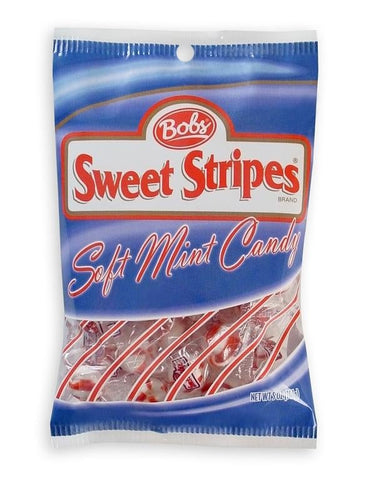 Bobs Sweet Stripes Mint Candy, 5.05 Ounce -- 12 per case.