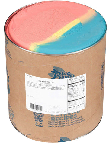 Blue Bunny Premium Scooper Hero Ice Cream, 3 Gallon Tub