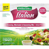Hidden Valley Garden Italian Dressing Marinade Seasoning Mix, 1 Gallon -- 18 per case