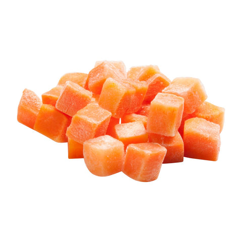 Simplot Diced Carrot - 20 lb. package, 1 package per case