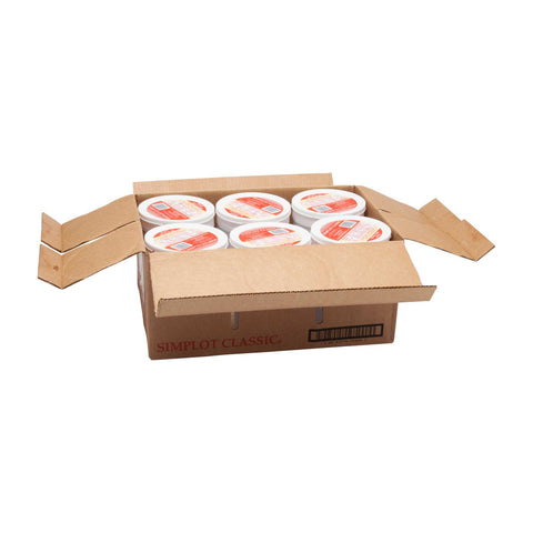 Simplot Classic Sliced Strawberry Fruit, 6.5 Pound -- 6 per case.